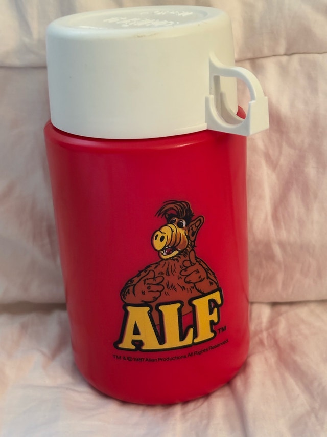 Vintage 1987 Alf Thermos Only With Stopper & Cup Cap - photo 2