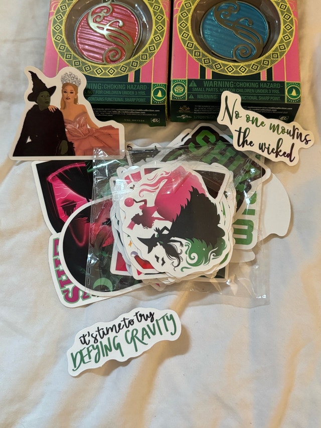 Wicked Shiz Pins and Sticker Set