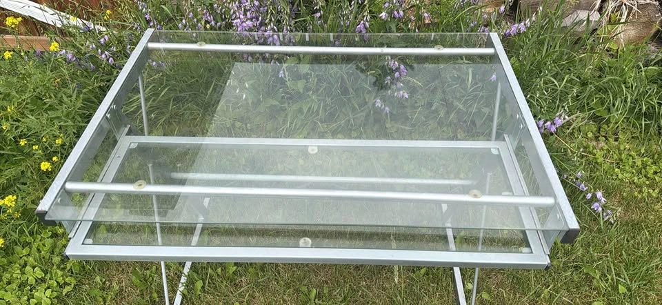 Glass vanity