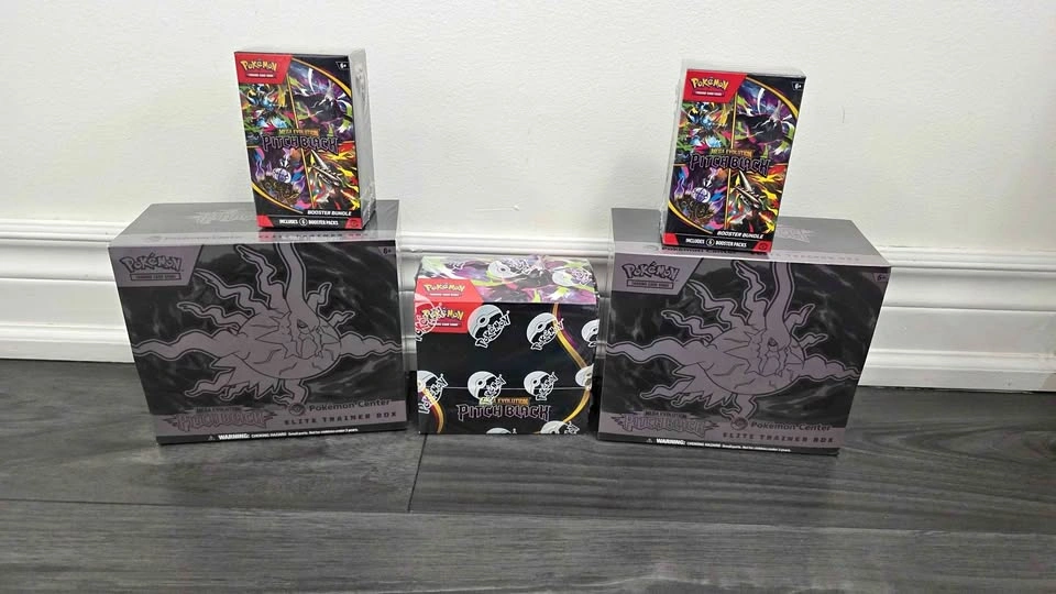 Pokemon TCG Pitch Black Pokemon Center ETB, Booster Box, Bundle