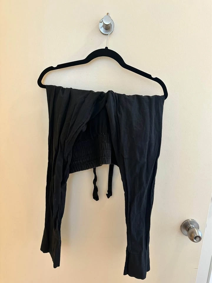 VENUS Black Drawstring Waist Pants - photo 3