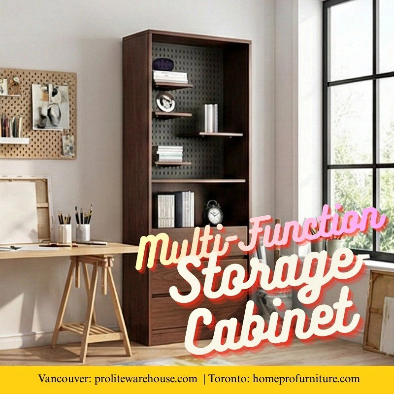 Multi-Function Storage Cabinet & Display Shelf Organizer