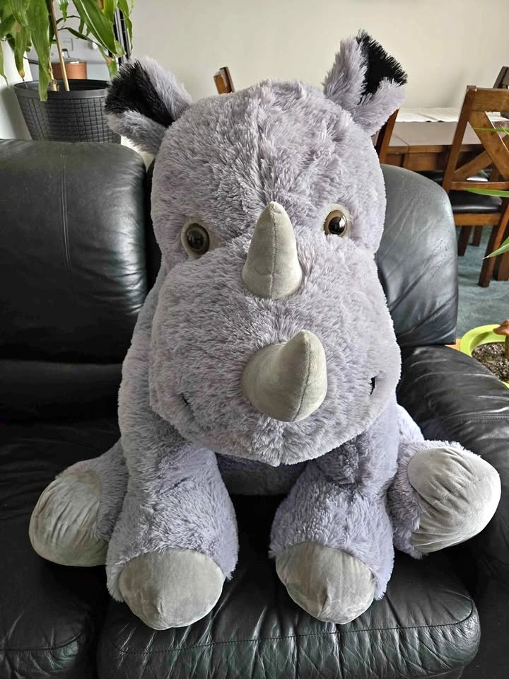 Large Plush Rhinoceros