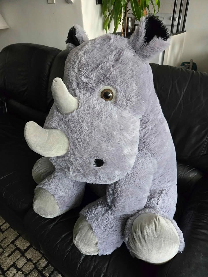Large Plush Rhinoceros - photo 3