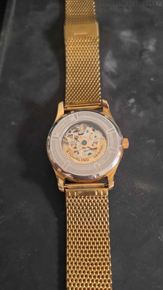 Stuhrling Automatic Stainless Gold Tone - photo 2