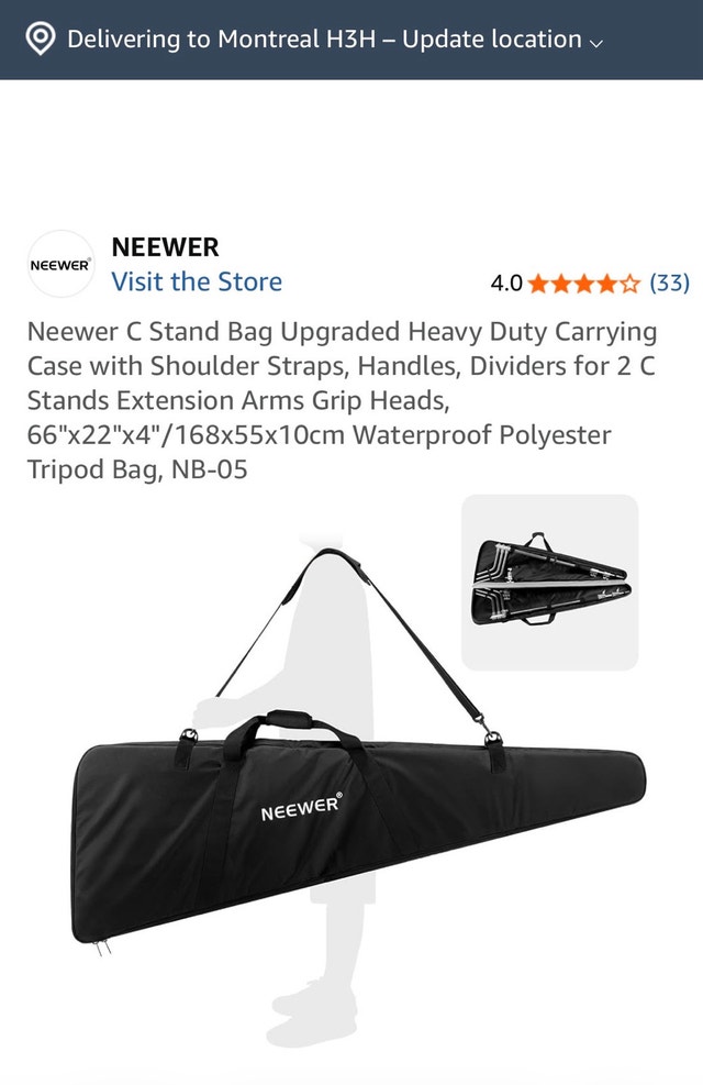 NEEWER TRIPOD BAG