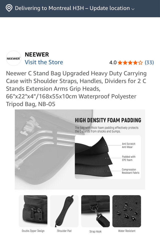 NEEWER TRIPOD BAG - photo 2