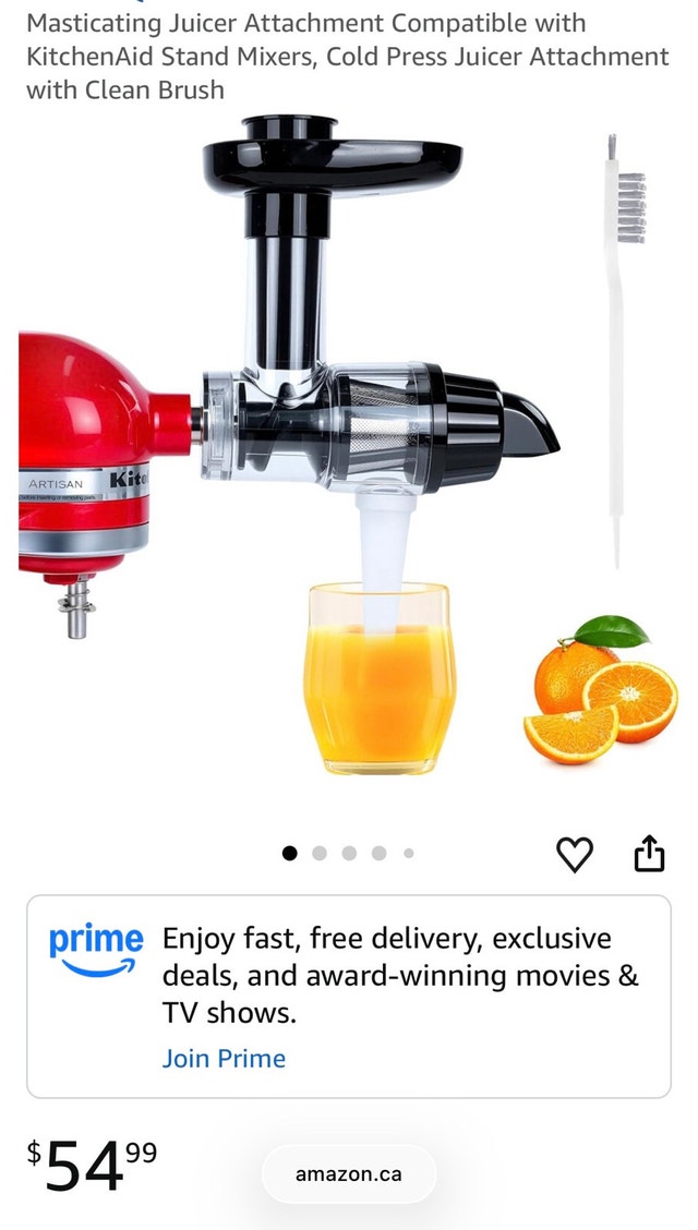 Kitchen Aid Compatible Stand Up Mixer Attachments - photo 3