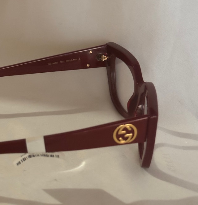 Authentic Gucci Burgundy Cat-Eye Frames - photo 3