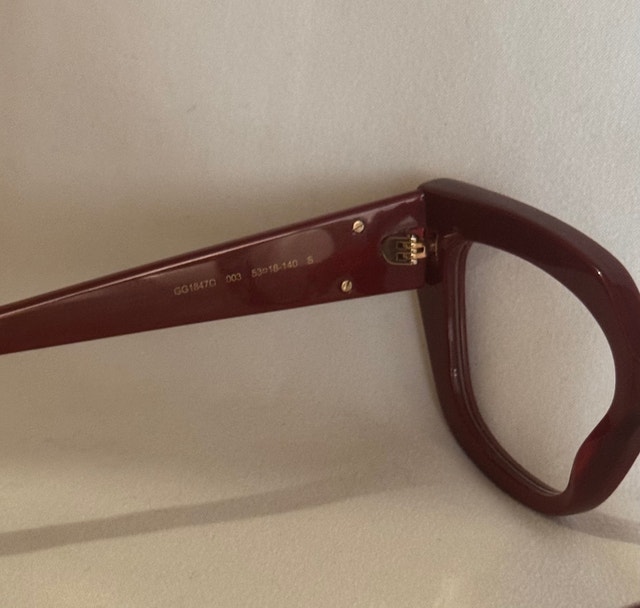 Authentic Gucci Burgundy Cat-Eye Frames - photo 5