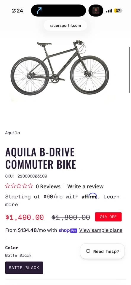 Aquila B-Drive Commuter Bike - photo 2