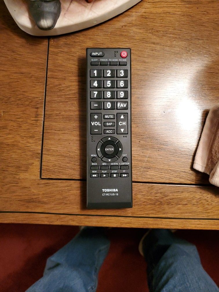 Toshiba Remote Control CT-RC1US-18