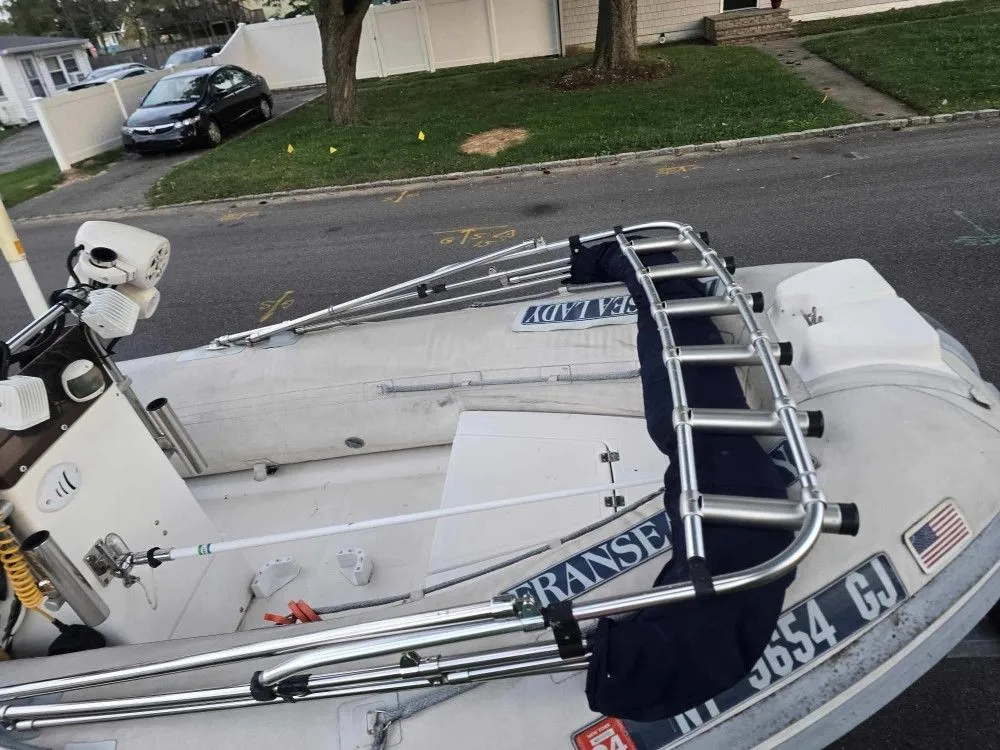 1999 Caribe 13' Rubber Inflatable Boat w/ 40 HP Mercury image indicator(11)