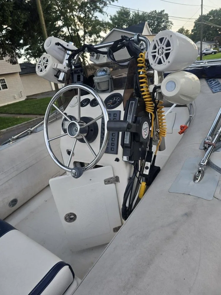 1999 Caribe 13' Rubber Inflatable Boat w/ 40 HP Mercury image indicator(10)