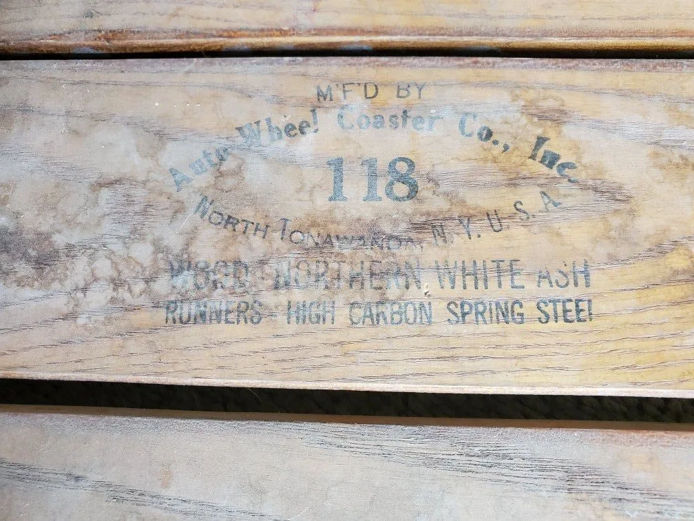 Antique Runner Sled - Auto Wheel Coaster Co. No 18 image indicator(3)