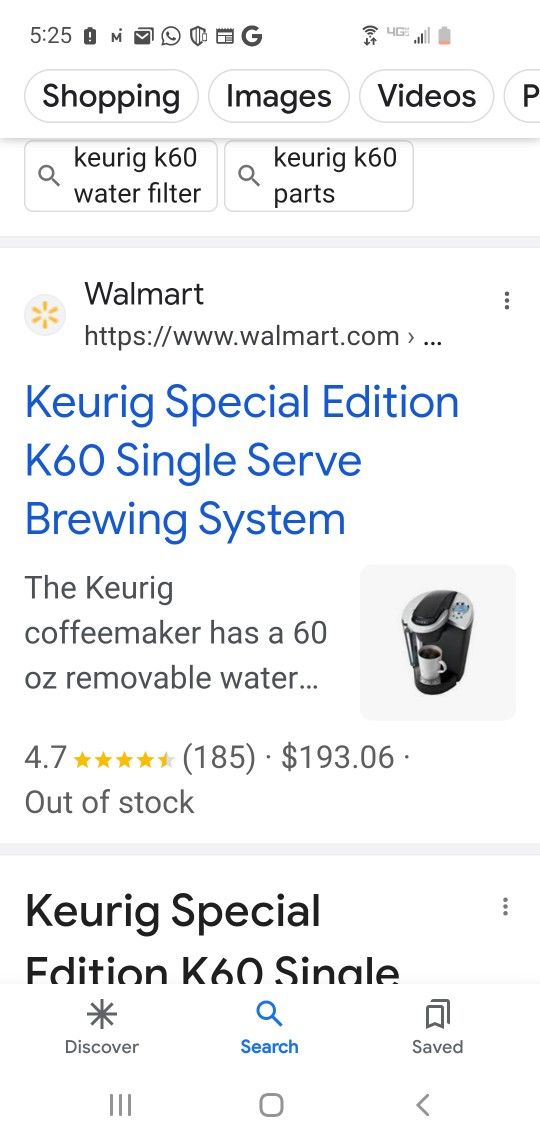 Keurig K60 'Special Edition ' Single Serve Coffee Machine - photo 4