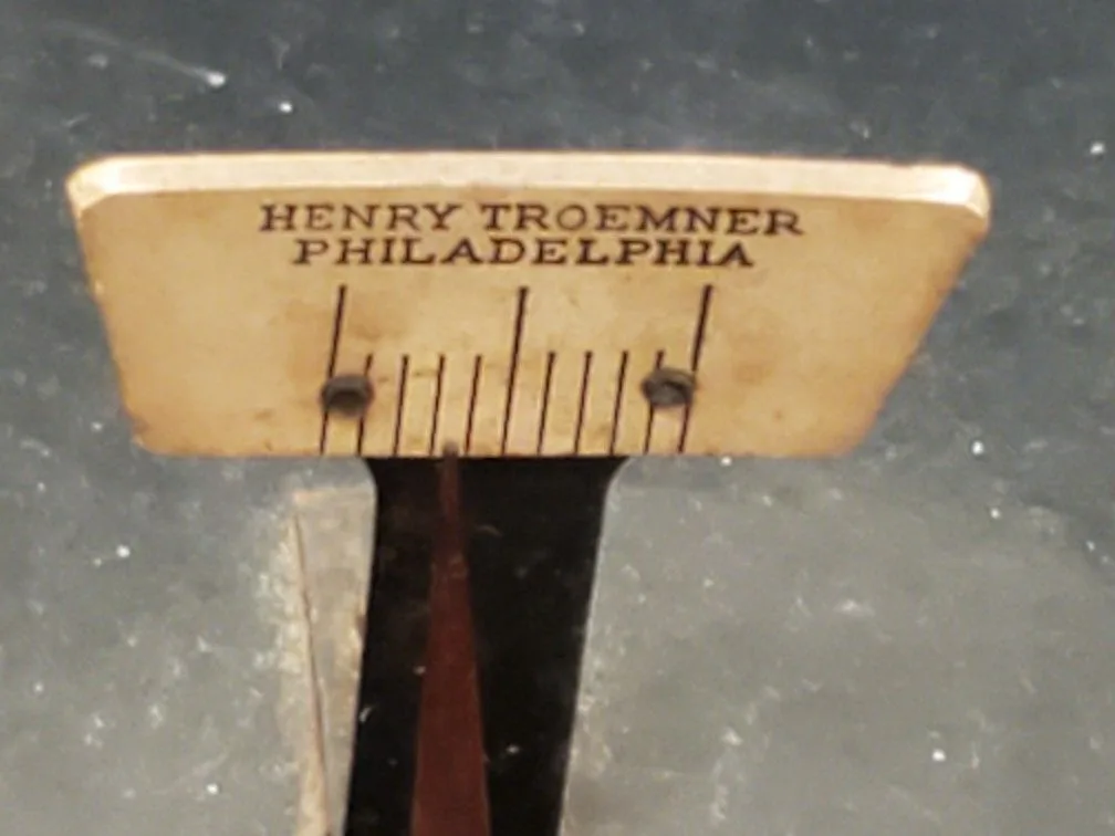 Antique Henry Troemner Oak Apothecary Balance Scale image indicator(6)