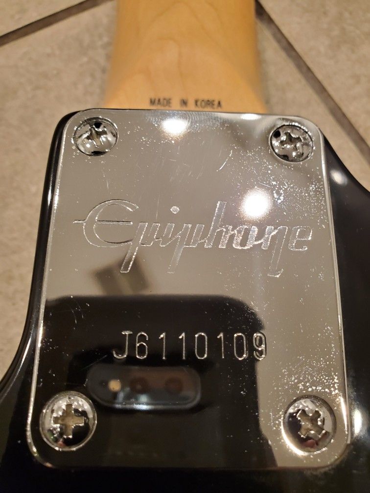 Vintage Epiphone S-310 Batwing Strat - Made In Korea - photo 5