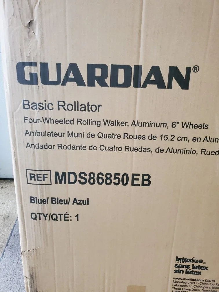 Medline Guardian Rollator - Brand New image indicator(3)