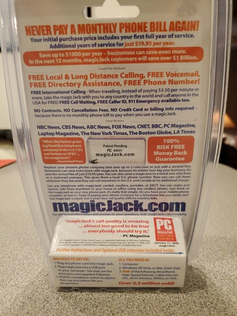 Magic Jack ** Brand New ** image indicator(2)
