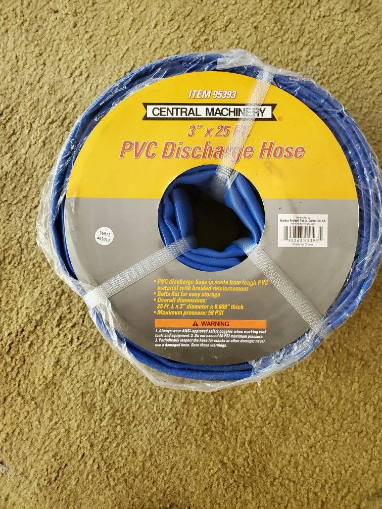 PVC Discharge Hose - 3" x 25 Ft. thumbnail