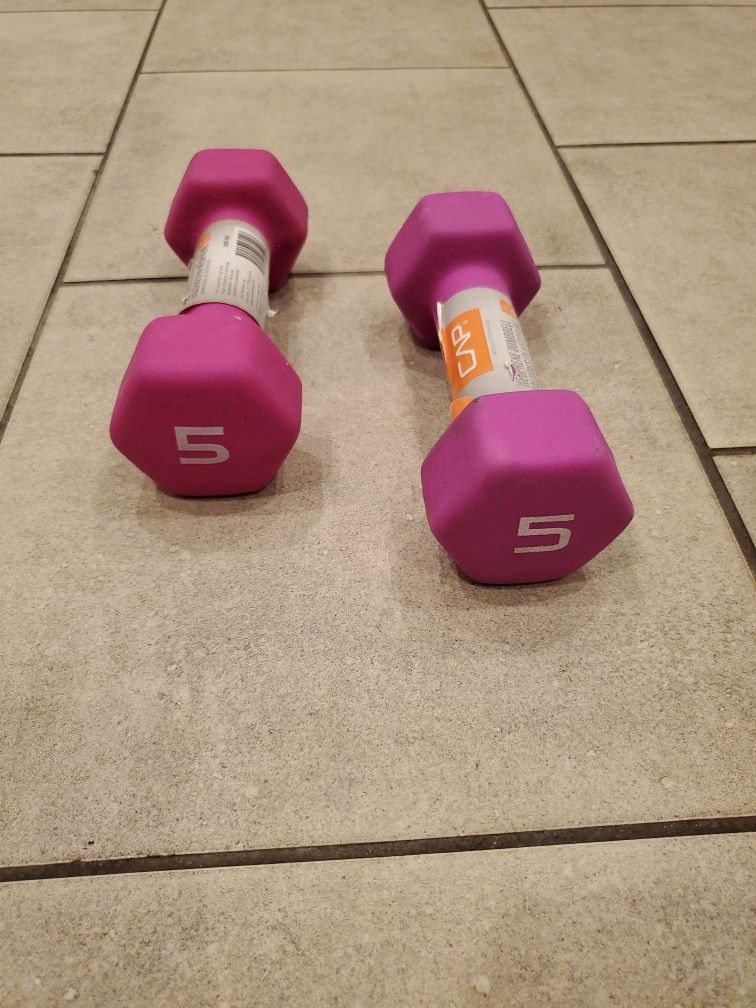Pair of 5lb. Dumbells - photo 3