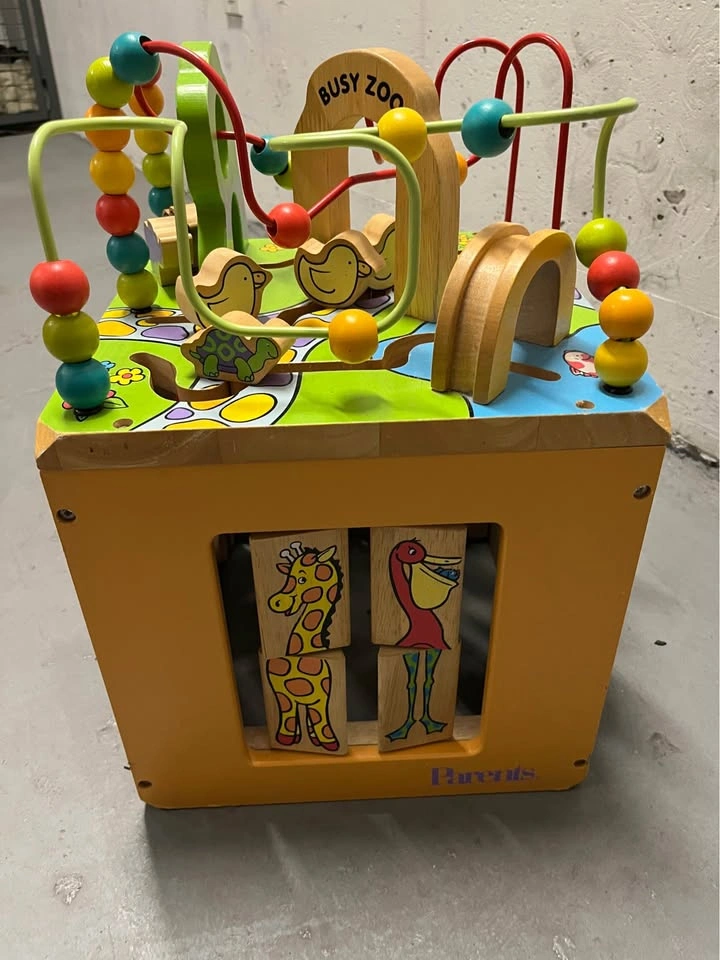B. Toys Busy Zoo Wooden Activity Cube - photo 5