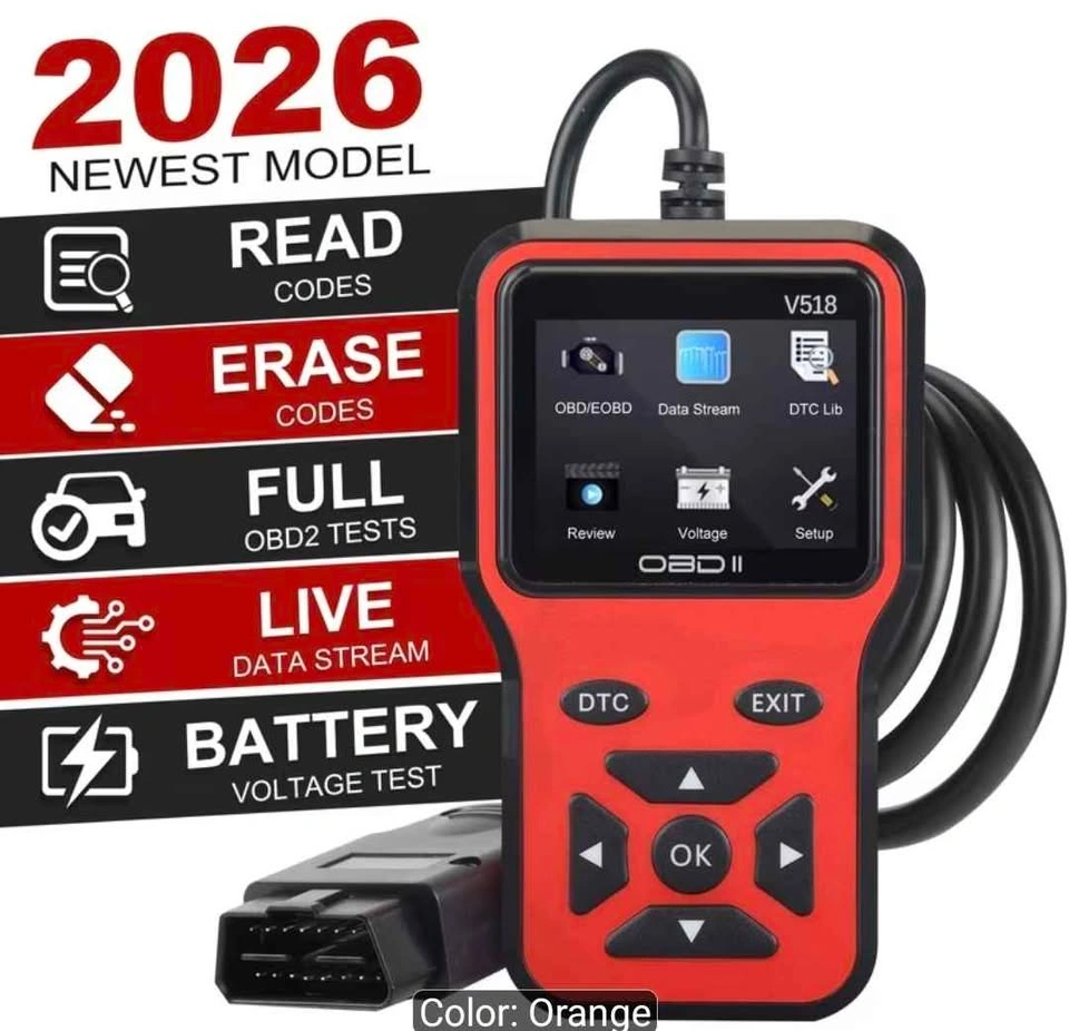 OBD2 scanner code read clear automotive tool - photo 2