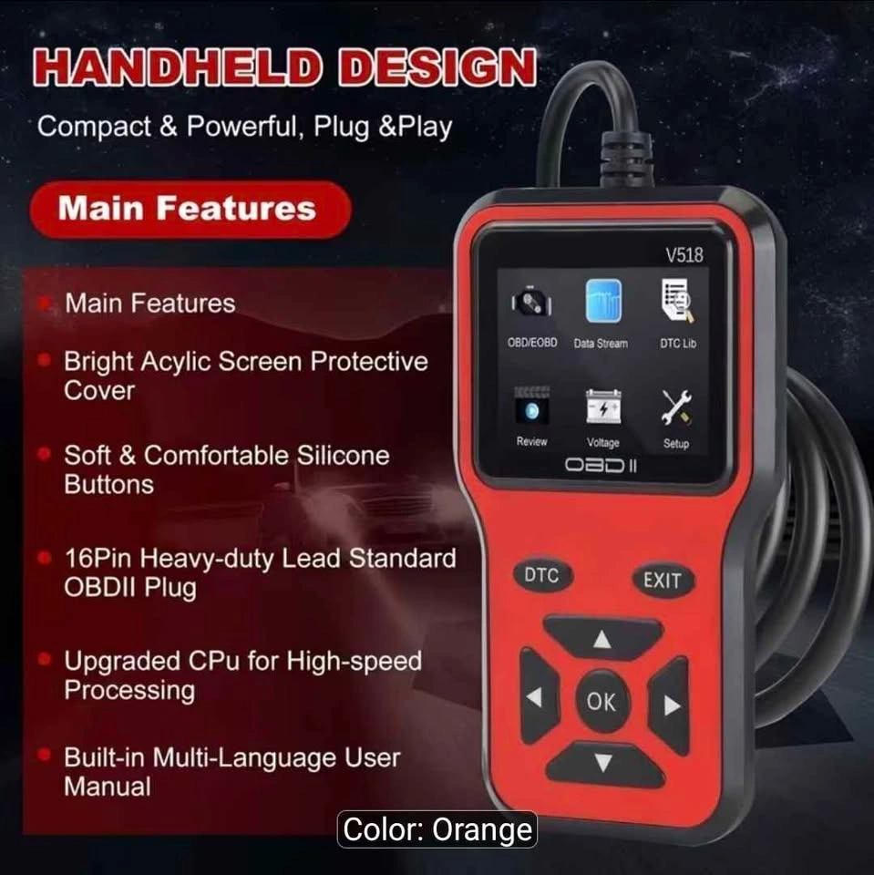 OBD2 scanner code read clear automotive tool - photo 4