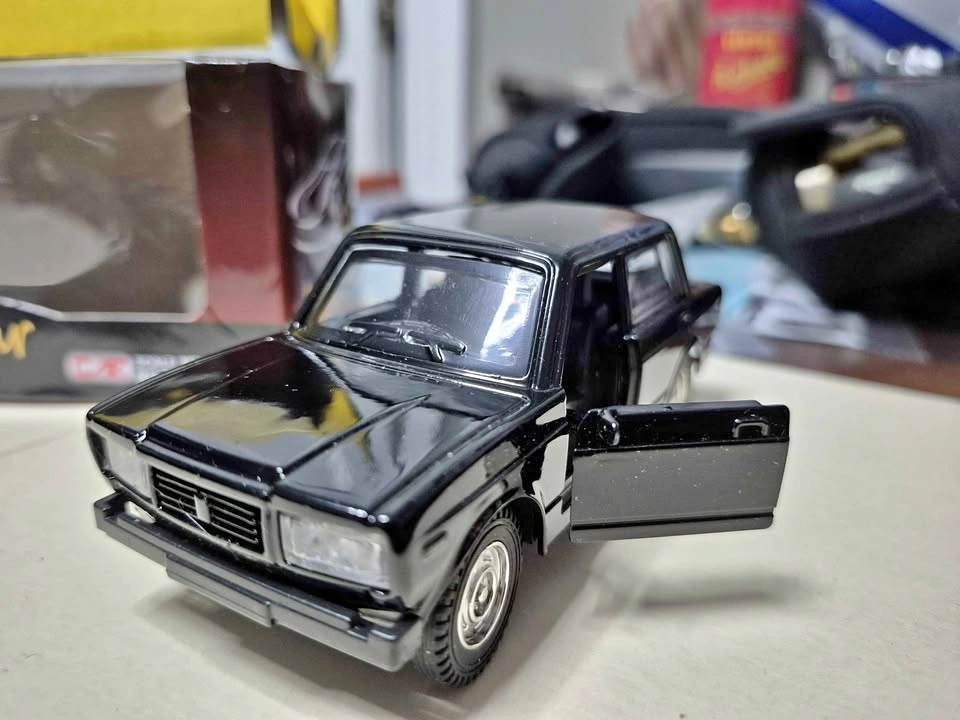 Russian Zhiguli die cast car model toy in a box