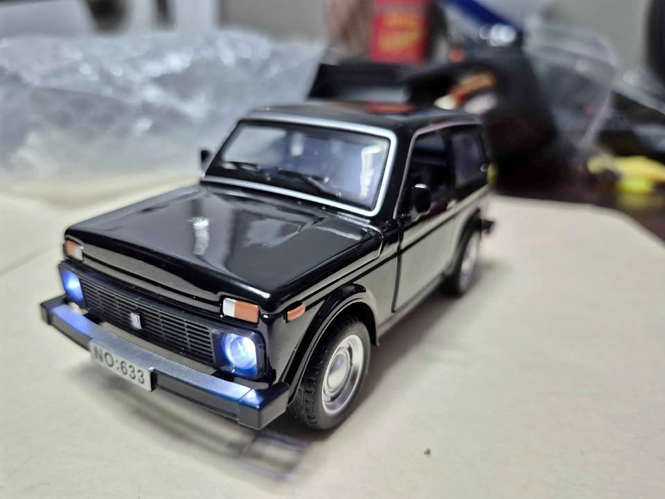 NIVA die cast car model toy with lights and sounds