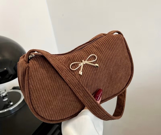 Brand New Corduroy Shoulder Bag