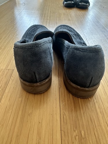 Clarks Collection Women’s 6.5 Blue Suede Perforated Slip-On Loaf - photo 3