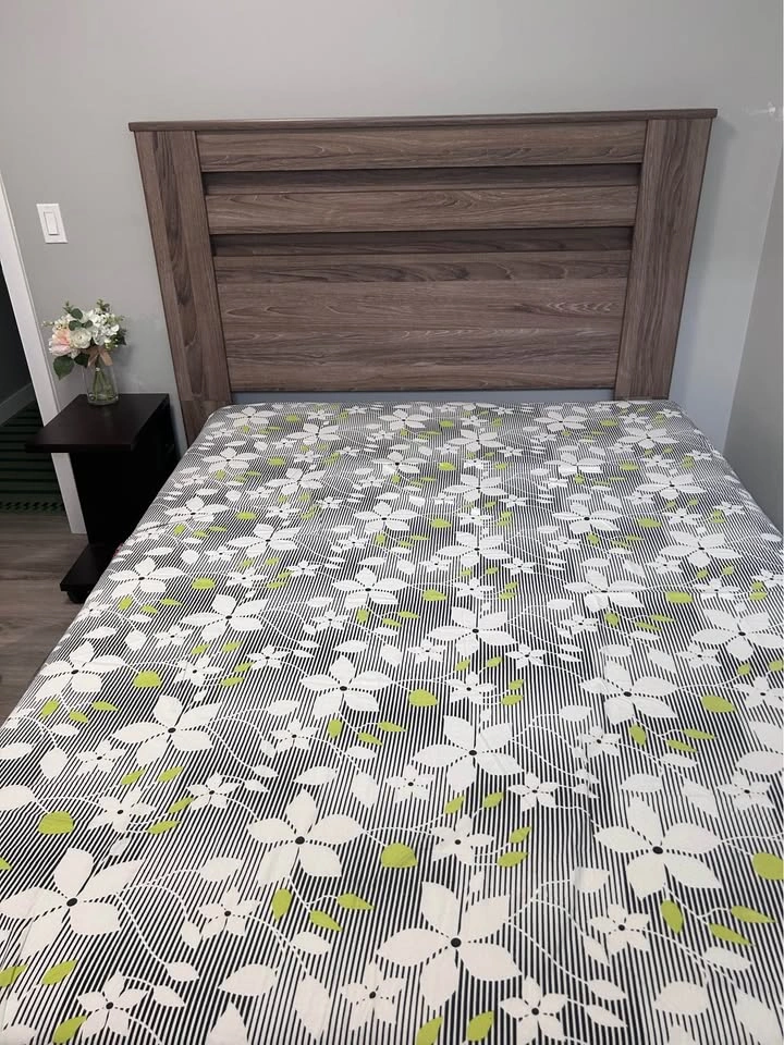 Queen Size Contemporary Wood Bed Frame - photo 5