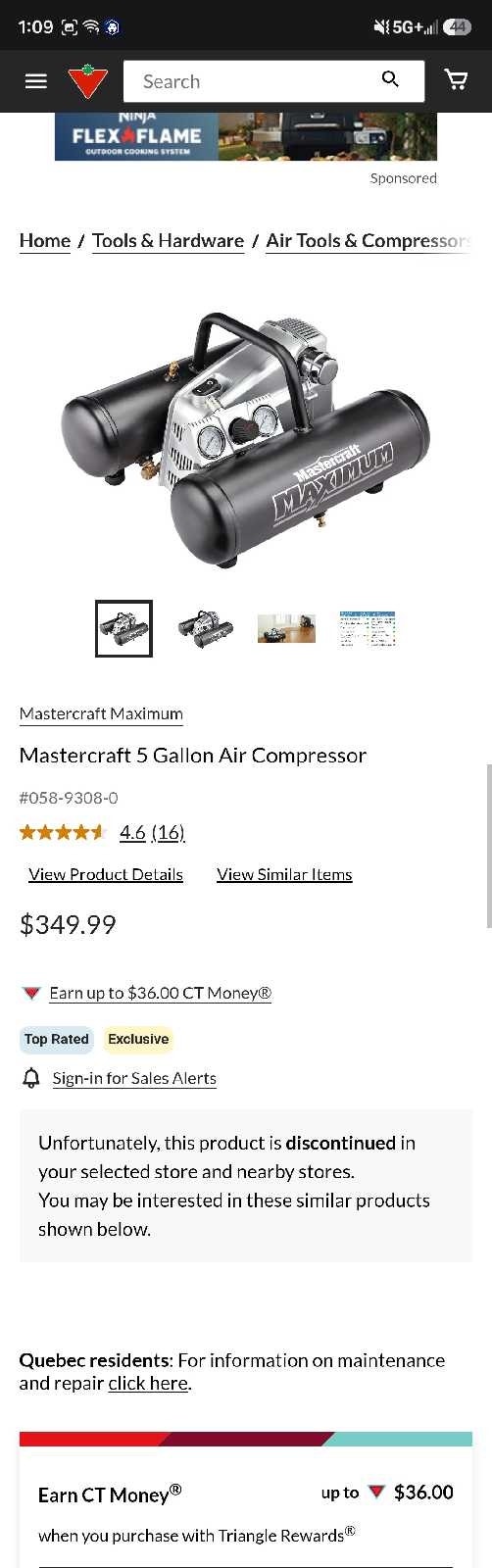 MAXIMUM 5 Gallon 2 HP Air Compressor + Flexzilla Hose - photo 5
