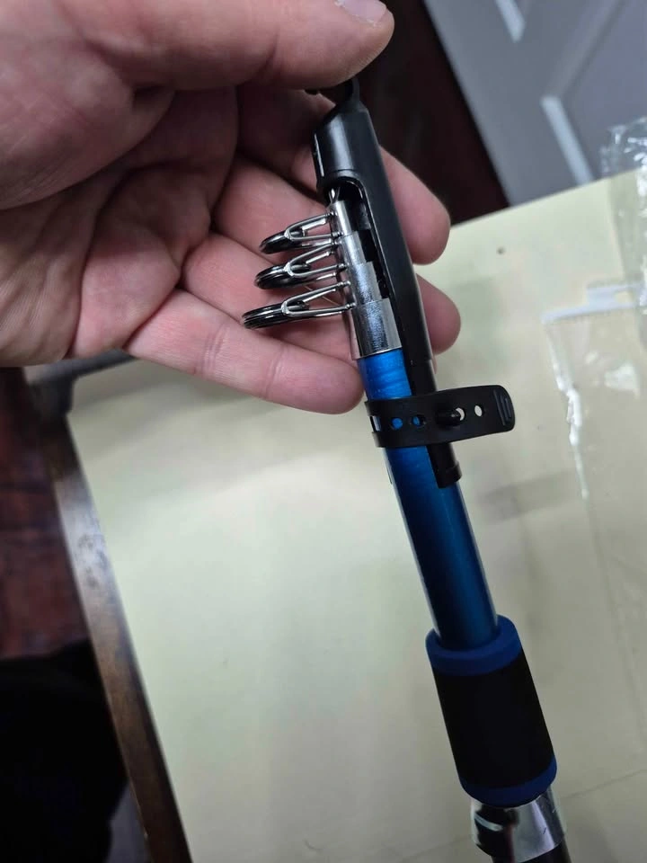 Retractable travel fishing rod new - photo 3