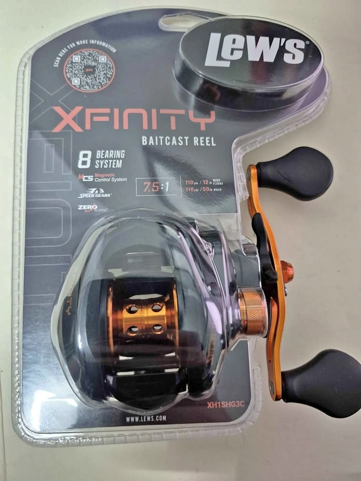 New Lew's Xfinity Baitcast Reel