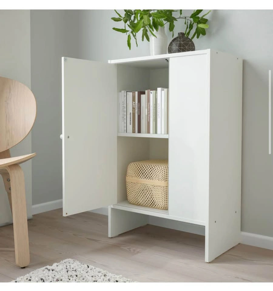 White Storage Cabinet - photo 3