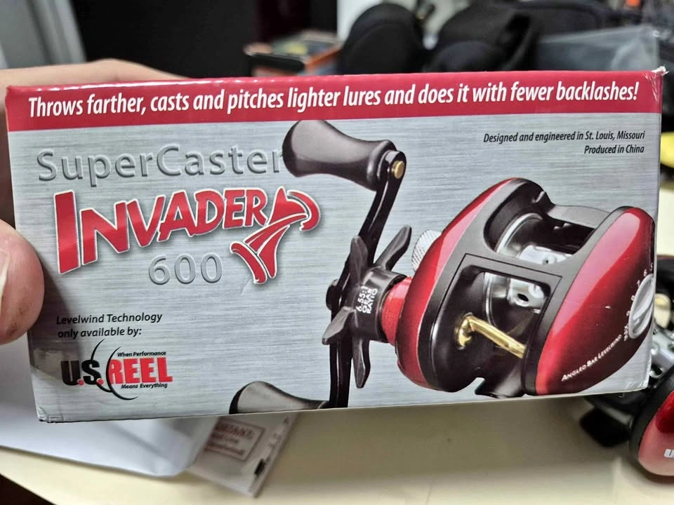 New Invader 600 baitcaster fishing reel