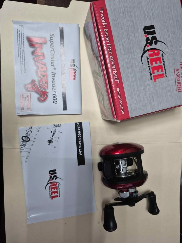 New Invader 600 baitcaster fishing reel - photo 2