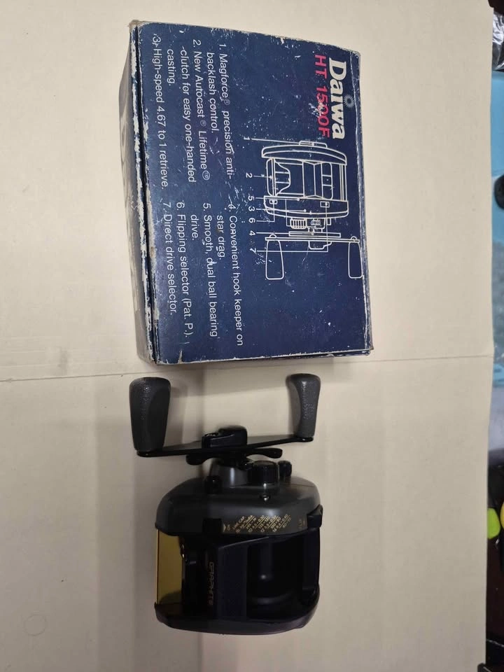 New Daiwa HT 1500F baitcaster fishing reel - photo 2