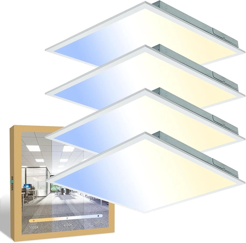 NEW - KONKA LED 2x2 Flat Panel Drop Ceiling Light 40W 4000K - 4P