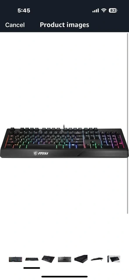 MSI gaming keyboard - photo 3