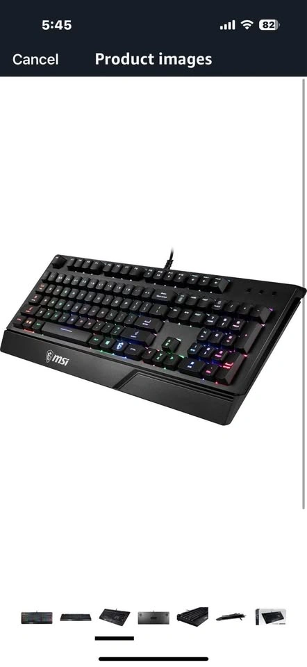 MSI gaming keyboard - photo 4