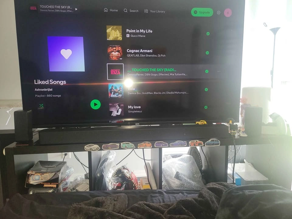 Onn. Roku 144Hz Gaming TV with Soundbar and Speakers - photo 5