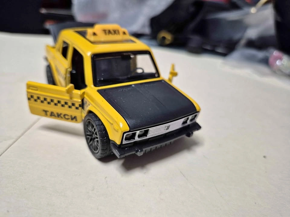 Russian Soviet Taxi car toy model