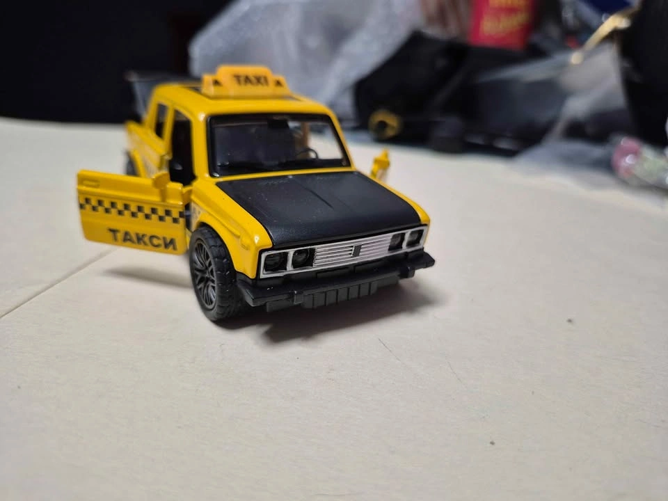Russian Soviet Taxi car toy model - photo 2