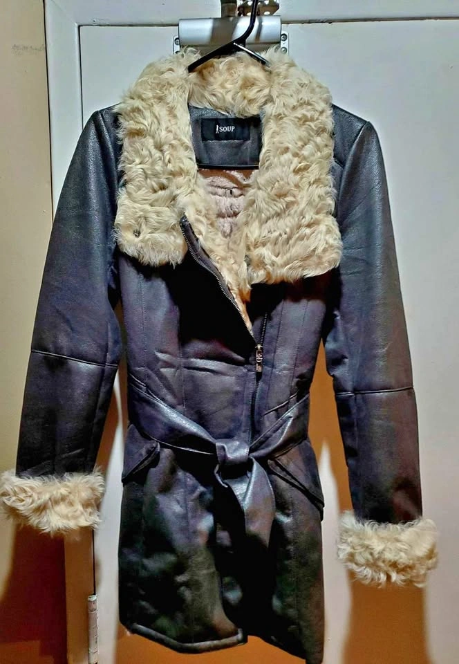 Womans Sheep Skin Coat Made by SOUP Korea