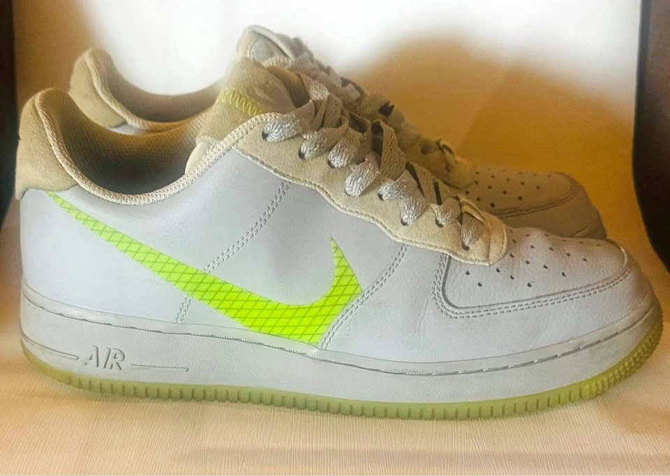 Nike Air Force 1 Low Wolf Grey Ghost Green Size 8 Men’s