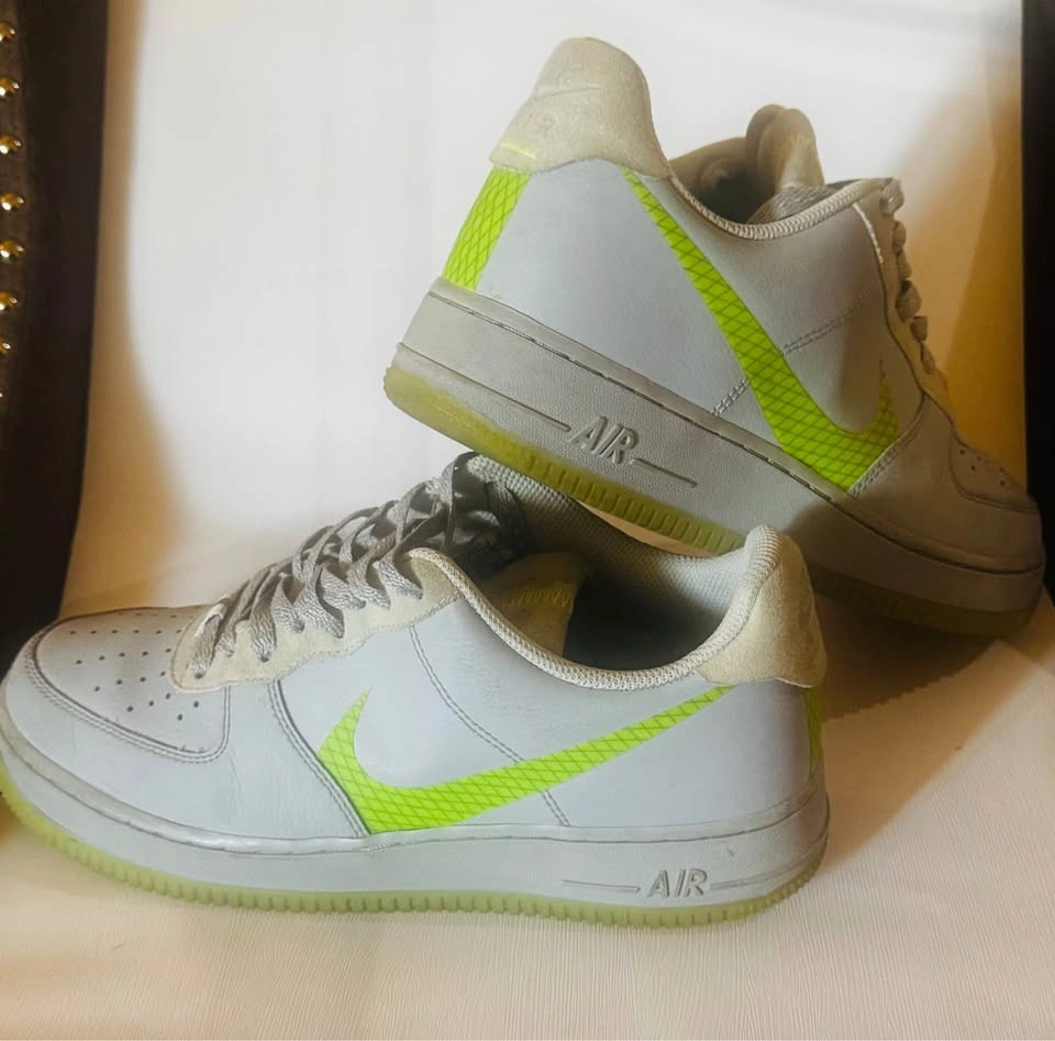 Nike Air Force 1 Low Wolf Grey Ghost Green Size 8 Men’s - photo 4